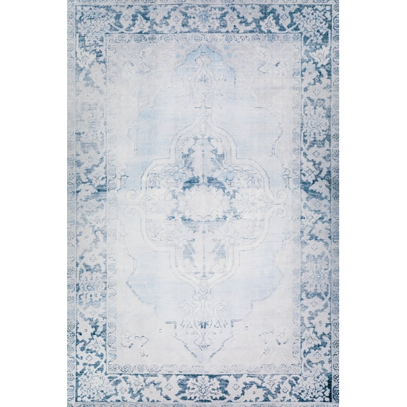 Berkley Redford Area Rug AM1 Am1 Mist Mist Petals Bulbs 3' 3" x 5' 3" Rectangle