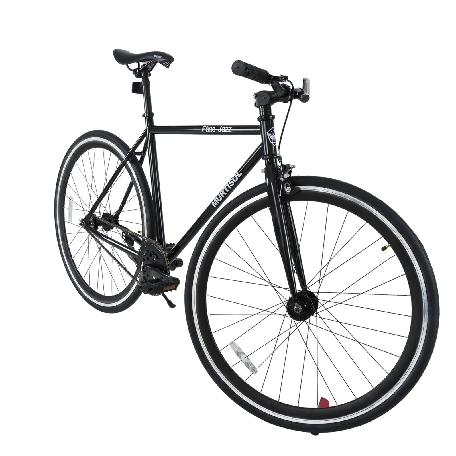 Uenjoy Fixed Gear Bicycle Racing Bicycle Shimano Aluminum Frame 700C X 28C Black Uenjoy Fixed Gear Bicycle Racing Bicycle Shimano Aluminum Frame 700C X 28C Black