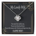 thumbnail image 2 of Pour Ma Femme, Vous Êtes la Raison Infini Noeud Collier Message Carte, 2 of 7