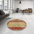 thumbnail image 4 of Ahgly Company Machine Washable Indoor Rectangle Abstract Fire Brick Red Area Rugs, 2' x 4', 4 of 7