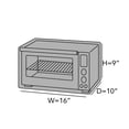 thumbnail image 2 of Covermates Keepsakes Toaster Cover - Dust Protection - Stain Resistant - Washable Appliance Cover, Black, 2 of 5