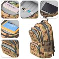 thumbnail image 4 of Bigfoot and Mountain Brown Pattern Backpack for School, Cute School Bag with Adjustable Shoulder Straps and Padded Back, 16.9"x12.6"x5.9", 4 of 5