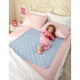 thumbnail image 5 of Large Mattress Protector - Bed Pee Pad for Kids, Incontinence - Blue 36x58", 5 of 5