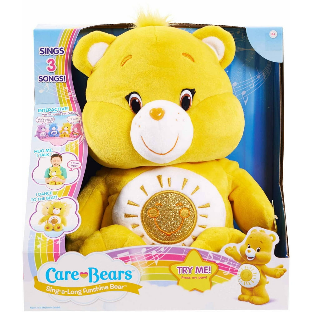 Care Bear Sing-a-long Bears, Funshine Bear - Walmart.com - Walmart.com