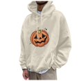 thumbnail image 4 of EHQJNJ Sweat à Capuche Homme Graphique Série Automne/hiver Décontracté Imprimé 3D Lourd Orange, 4 of 4