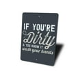 thumbnail image 4 of Wash Your Hands Novelty Decor, Metal Wall Sign - 10x14 Inches, 4 of 4
