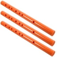 thumbnail image 1 of Luxshiny 3Pack Orange Resin Recorder for Kids Musical Instrument Beginner Flute 6 Hole 9.6In, 1 of 7