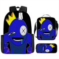 thumbnail image 1 of New Arrival Anime Backpack Cartoon Print Rainbow Friend Primary School Student 14-piece Backpack Shoulder Bag Pencil Case, 1 of 1