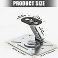 thumbnail image 3 of 360 Degree Rotating Projector Mount Holder Heavy Duty Metal Desk Stand With 3kg Weight Capacity For Home Theater Office, 3 of 8