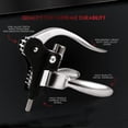 thumbnail image 4 of Wine Opener, Corkscrew, Zinc Alloy Bottle Opener, Easy Pull Lever, Home Bar Use, 1 Count, 4 of 10