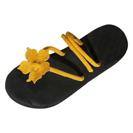 

Vuygyu Bohemia Styles High Heeled Platform Flower Custom Women Flip Flops Slippers Closed Toe Women Sandals Sandals for Women High Heel Sandals for Women Size 9 Dressy Sandals for Women Flat Womens