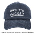thumbnail image 2 of Don t Let The Old Man in Hat Gorra de béisbol ajustable Gorra de camionero para hombres y mujeres, 2 of 9