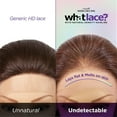 thumbnail image 4 of Yanonmyfd  What Lace 13x6 Wigs - Cloud 9 Synthetic Hair Hand Tied Natural Preplucked Hairline Illusion Lace Frontal Lacewig - WHAT LACE GLENNA (BALAYAGE CHOCOLATE), 4 of 22