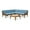 Blue, variant on GDF Studio Parma Outdoor 5-Seater Acacia Wood Sectional Sofa Set, Blue