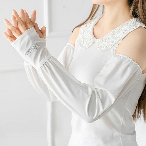 1 Pair of Sleeves Sun Arm Sleeves for Women Loose Fit 50 Skin Protective Cover
