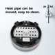 thumbnail image 4 of Estufa eléctrica portátil Nikou, placa calefactora eléctrica pequeña de 500 W, mini estufa portátil, calentador eléctrico de encimera con quemador caliente para cocina doméstica, 4 of 7
