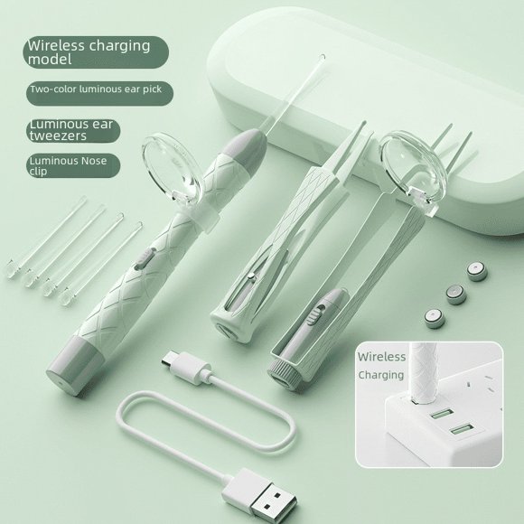 Cuchara para excavar oídos para niños Cuchara para excavar oídos especial para bebés Cuchara para excavar oídos con cabezal blando Botón para excavar oídos para niños Artefacto para extraer cera de