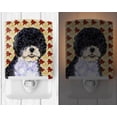 thumbnail image 2 of Caroline's Treasures SS4366CNL Portuguese Water Dog Fall Leaves Portrait Ceramic Night Light, 6x4x3", multicolor, 2 of 2
