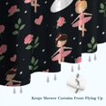 thumbnail image 6 of Ballerina Princess Swan Pattern Shower Curtain 84"x72" ,Bathroom Decorative Shower Curtains Set with 12 Hooks,Modern Waterproof Washable Shower Curtain, 6 of 6