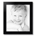 thumbnail image 2 of ArtToFrames 15" x 17" Satin Black Step Lip Picture Frame, 15x17 inch Black Wood Poster Frame (WOM-1452), 2 of 7