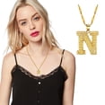 thumbnail image 1 of Xihbxyly Collar con Colgante de Cadena con 26 Letras y Nombre En Inglés para Mujer, 1 of 5