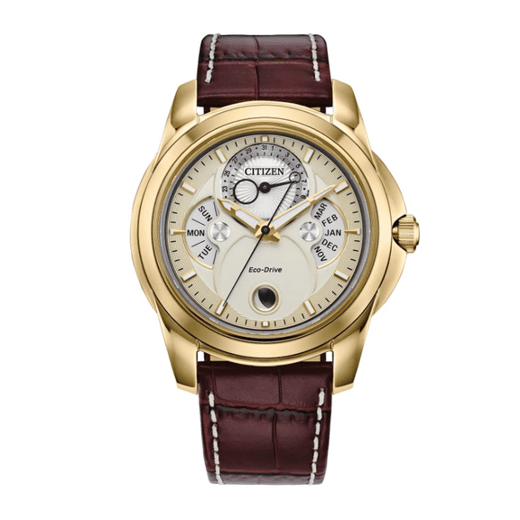 Citizen Calendrier Gold Tone Men's Watch BU0082-06P