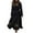 Black, variant on Women's 2025 Bohemian Style Double Breasted Wool Blend Coat, Mid-Length Trench Coat with Lapel Collar, Slim Fit Overcoat, Elegant Fall Winter Outerwear, Classic Solid Color (Belt Not Include) Beige L