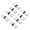White, variant on Yihuala 8Pcs Tennis Rackets Grip Antislip Sweatband Badmintons Grip Tennis Overgrips Sport Tape Tennis Grip Head Overgrips