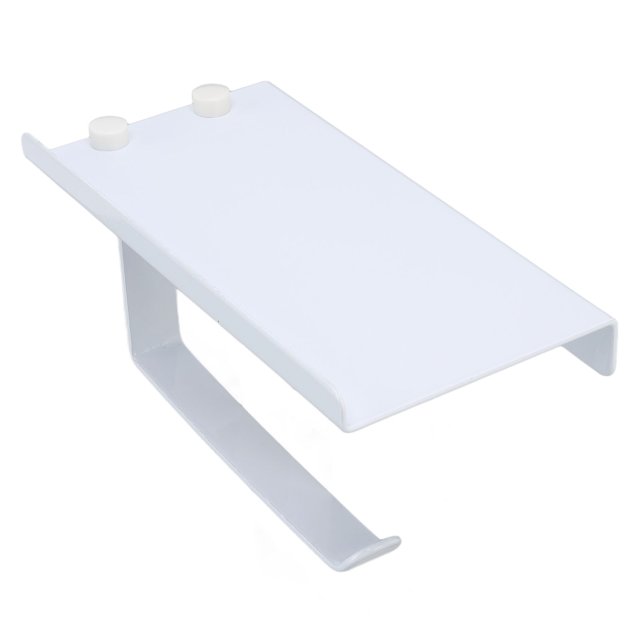Toilet Paper Holder Phone Shelf, Prevent Slipping Towel Rack Anti Rust with Screws for Shower Room for Kitchen