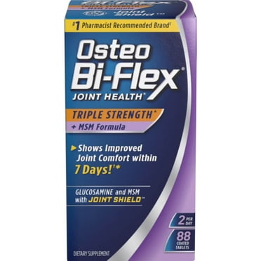 Osteo Bi-Flex Triple Strength Joint Health Dietary Supplement with Glucosamine Chondroitin MSM, 88 Count