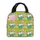 thumbnail image 1 of Easygdp Cartoon Frog Bolsa Térmica Premium - Tela Oxford Impermeable, Gran Capacidad, Bolsillo Frontal, Unisex para Trabajo, Escuela, Actividades al Aire Libre y Picnics, 1 of 8
