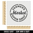 thumbnail image 2 of Farmer's Market Open Daily DIY Cookie Wall Craft Stencil - 9.0 Inch, 2 of 5