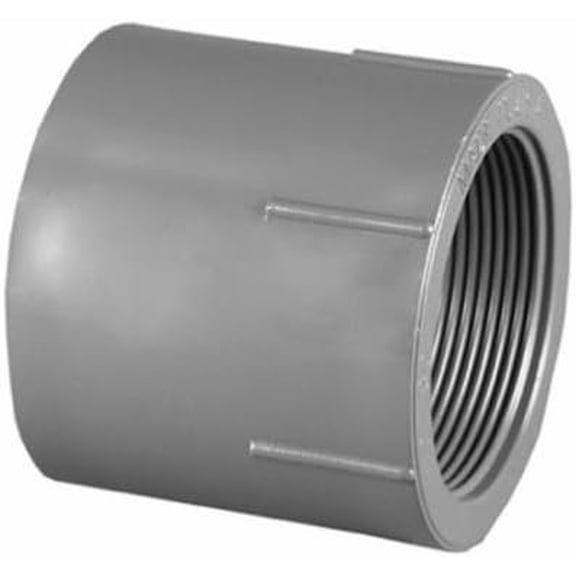 Charlotte Pipe PVC 08101 1000HA .5 in. PVC Schedule 80 Slip x Female Pipe Thread Adapter