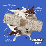 BUILT Bar Puff Protein Snack Bars, 17g Protein, Cookies N Cream, No Gluten Free - 12 Pack