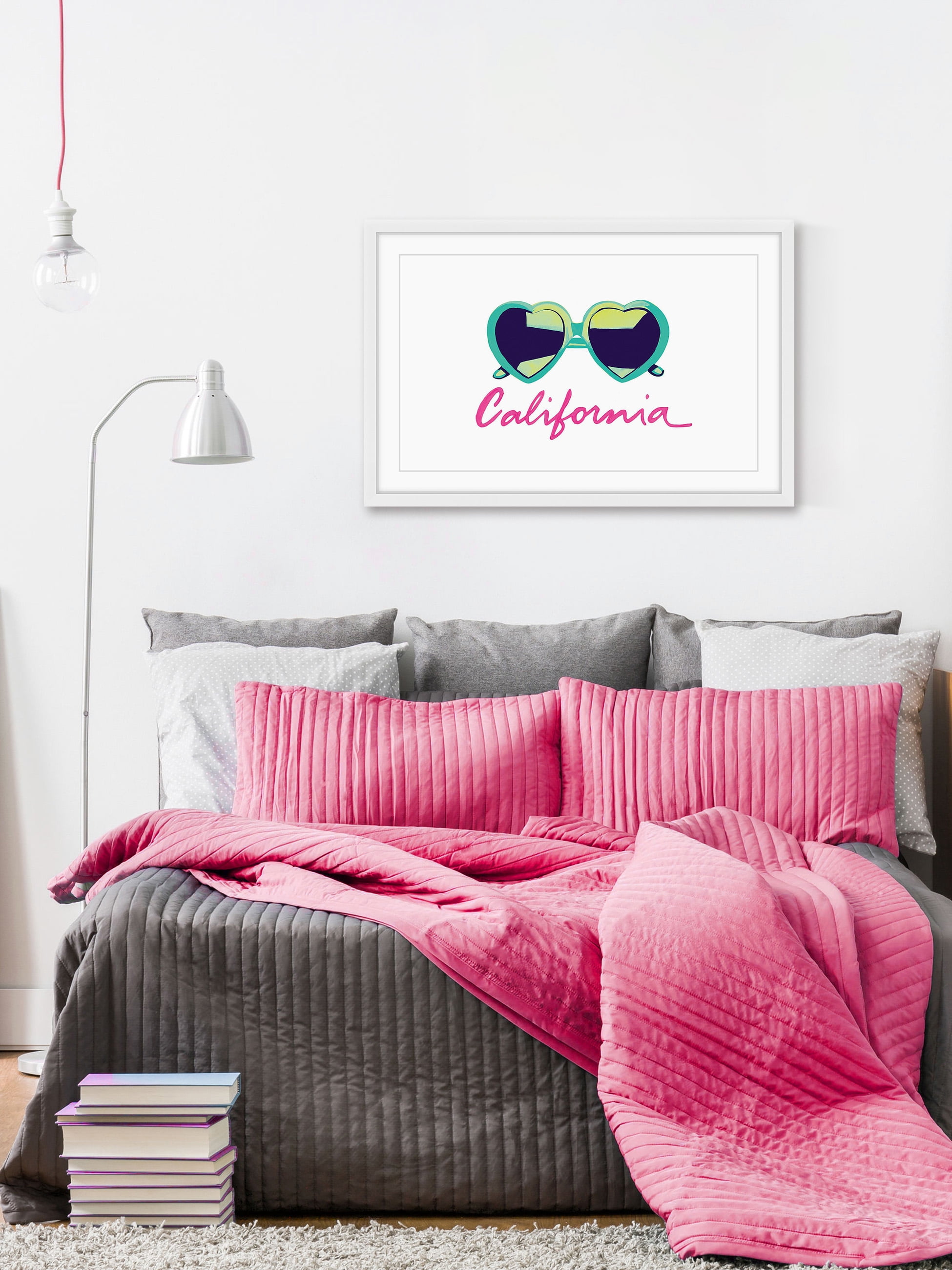 "I Heart California" Framed Painting Print