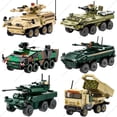 thumbnail image 1 of Bóxer militar moderno XM808 para niños, juguete de bloques de construcción, vehículo de armadura, mana M2, BTR-4, coche de combate de infantería, 2024, 1 of 4