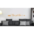 thumbnail image 3 of You Got This with Arrow Vinyl Letters Decals Inspirational Wall Art Stickers Home Decor Quote 36x7-Inch Honey, 3 of 3