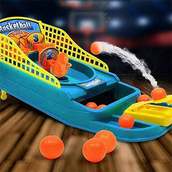 Jeu de Basketball Multicolore de Bureau Mini Panier Planche de Tir Table Cadeau Jouet de Noël