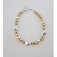thumbnail image 4 of Baby Bracelet 14kt Gold filled beads with Sterling Silver Hearts (BGS), 4 of 5