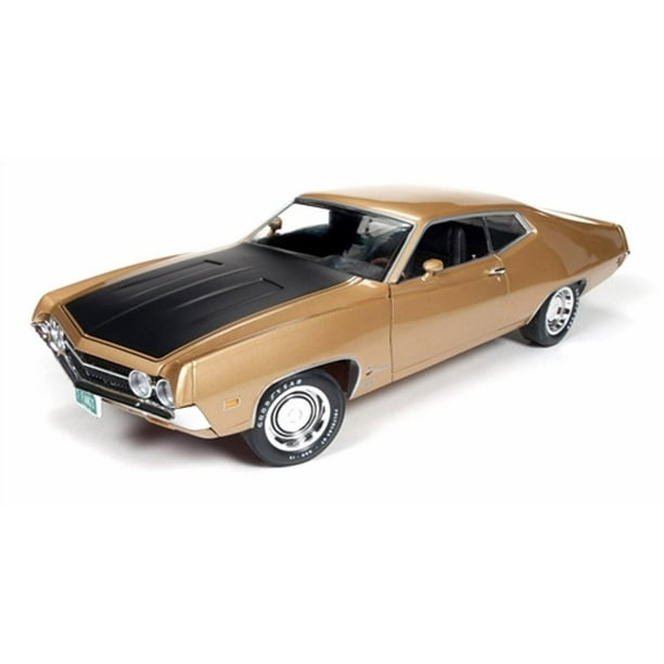 1970 Ford Torino Cobra, Gold Auto World ERTL 1/18 scale diecast