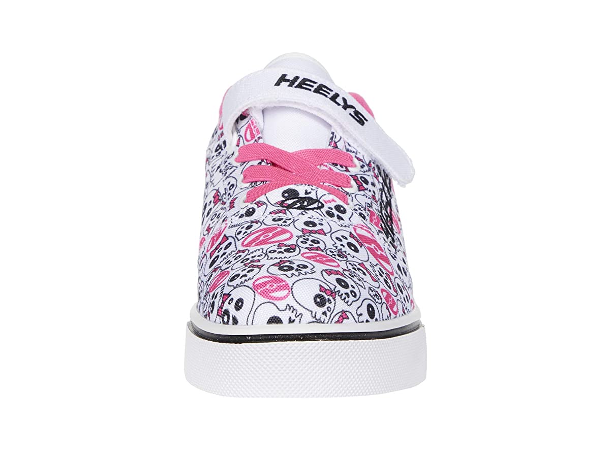 Heelys Pro 20 (Little Kid/Big Kid) White/Black/Hot Pink/Skulls - image 3 of 6