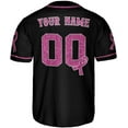 thumbnail image 3 of Personalized Breast Cancer Jersey, Pink Ribbon Awareness Soccer Shirt Baseball Breast Cancer Survivor Pride Jersey (S), 3 of 4