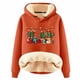 thumbnail image 1 of WILLBEST Sudadera Deportiva para Mujer, Estilo Casual Plus, de Terciopelo, con Estampado de Cactus Navideños y Manga Larga con Capucha Grande, 1 of 4