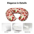 thumbnail image 4 of Xecao Tomatoes Print Memory Foam Cervical Neck Pillow Versatile U-Shaped Pillows for Home,Office,Camping,Travelling,Soft Washable Cover, 4 of 8