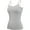 1 PC Gray, variant on Women Camisole Shelf Bra with Adjustable Strap Stretch Tank Top Basic Layering Cami Top for Daily Wearing