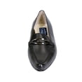 thumbnail image 2 of PEERAGE Louise Women Extra Wide Width Smart Casual Leather Loafers with Kitten Heels BLACK 5, 2 of 6