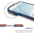 thumbnail image 4 of HAHDAXIA Gamemi Galaxy S7 Case with 2 Pack HD Screen Protector, One-Piece Anti-Slip Rugged Soft TPU Bumper Ultra Slim Shockproof Case Cover for Samsung Galaxy S7 - Blue, 4 of 7