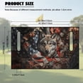 thumbnail image 7 of KUIFORTI Wolf Golf Cart Seat Covers Comfortable Golf Cart Seat Towel Blanket with 4 Front Pockets & Nonskid Bottom Washable Durable Fits for Club Car and More 2 Person Seats Golf Carts, 7 of 7