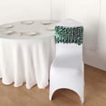 thumbnail image 6 of BalsaCircle 5 Hunter Green 10" Big Payette Sequined Chair Sashes Catering, 6 of 8