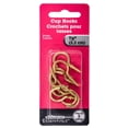 thumbnail image 1 of 7/8" BRASS CUP HOOK  8PK, 1 of 1